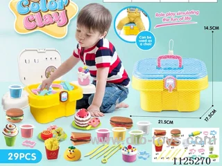 Storage bucket color mud DIY29PCS