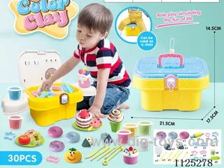 Storage bucket color clay DIY30PCS