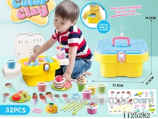Storage bucket color clay DIY32PCS