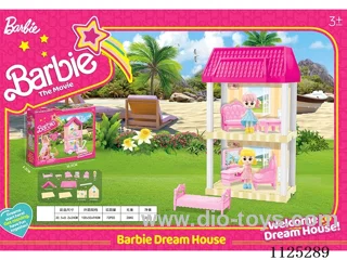 DIY villa with doll and furniture 37PCS
