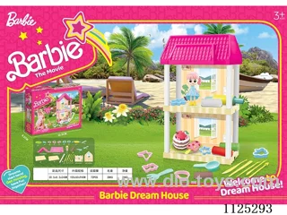 DIY villa with doll and color clay 44PCS