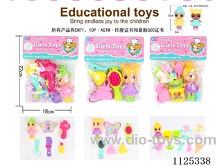 Accessories/garden + Doll 3 mixed