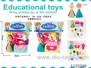 Two snow princess themed accessory handbags