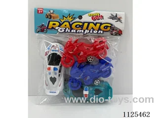 4PCS pull-back cars