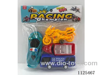 4PCS pull-back cars