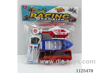 4PCS pull-back cars
