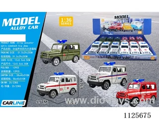 pull back alloy car W L/M