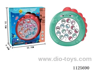 Electric Dinosaur Fishing 2*AA battery (with music)