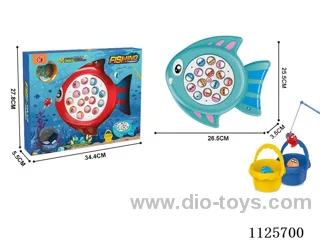 Electric Cartoon Fishing 2*AA battery (with music)