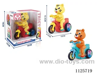 Electric tricycle tiger music light bike