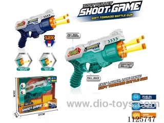Six-hole soft gun with 12 soft bullets
