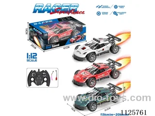 2.4G 1:12 6ch rc car with spray