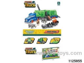 Small cage car with animals