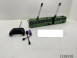 (lithium-ion battery included)1:32 rc 4ch bus with light(green)
