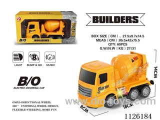 B/O light music universal stirring truck