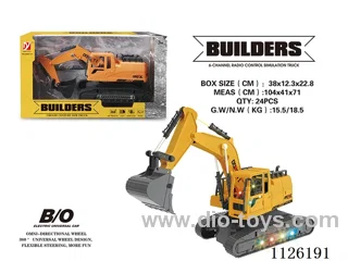 B/O universal light music excavator