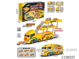 Multilayer container truck with ejection +6 alloy engineering cars