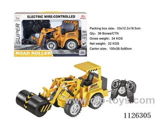 (GCC) Wire control flash engineering truck (road roller, 5 passband 7 colored lights)