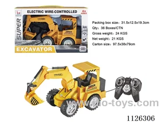 (GCC) Line-controlled flash engineering vehicle (excavator, 5 passband, 7 colored lights)