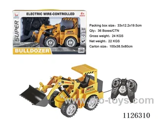 (GCC) by-wire flashing engineering vehicle (bulldozer, 5 passband, 7 colored lights)