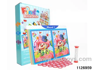 Spot the difference card