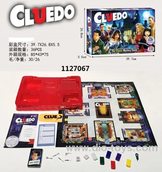 CLUEDO GAME TOY IN COLOR BOX