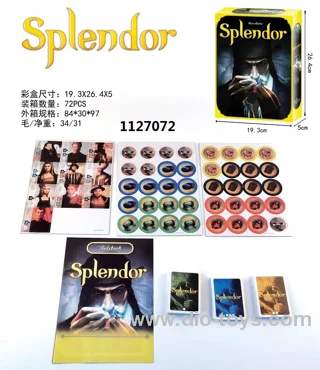 Splendor game toy in color box