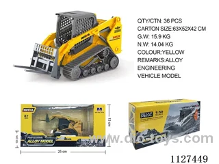 1:50 mountain push crawler forklift static model