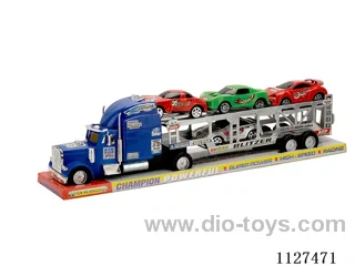 Inertial flatbed car