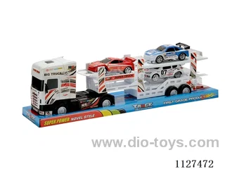 Inertial flatbed car