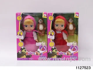 10 inch lighted musical vinyl doll