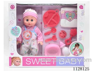 14-inch doll/Accessories / 6-sound IC/ Water urination function/Pack 3 AG13