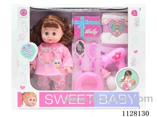 14-inch doll/Accessories / 6-sound IC/ Water urination function/Pack 3 AG13