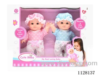 2PCS 9-inch eco-friendly dolls