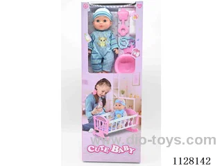 12 "eco-friendly doll/bed/accessories