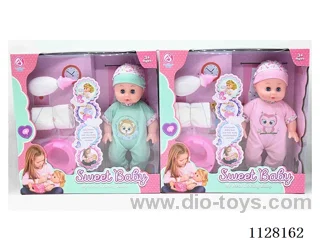 14-inch doll/Accessories / 6-tone IC/ Water urination function/Bag 3*AG13 battery 2 mixed