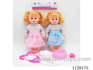 14-inch doll/Accessories / 6-sound IC/ Water urination function/bag 3 pieces AG13 2 mixed