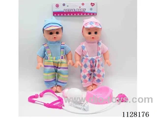 14-inch doll/Accessories / 6-sound IC/ Water urination function/bag 3 pieces AG13 2 mixed