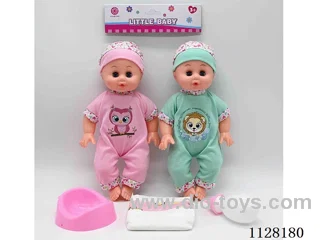 14-inch doll/Accessories / 6-sound IC/ Water urination function/bag 3 pieces AG13 2 mixed