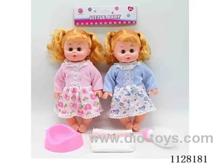 14-inch doll/Accessories / 6-sound IC/ Water urination function/bag 3 pieces AG13 2 mixed