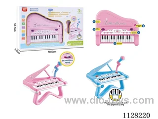 25 key toy keyboard with microphone