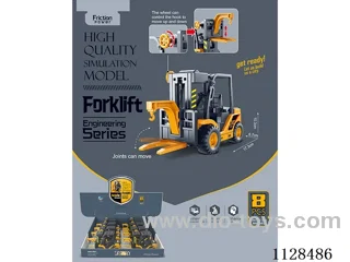 Simulation model forklift engineering series (8pcs)
