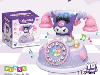 SANRIO COOLOMI TELEPHONE (WITH LIGHT, 10 SONGS)