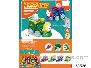 Inertia cartoon train (12pcs/display box)