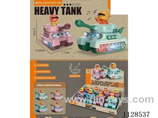 Cool sound and light tank (two-way inertia gliding, four-colour mix) (8PCS)