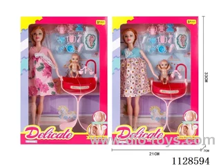 11.5" Fashion Barbie Maternity Care Set (2 Mixed)