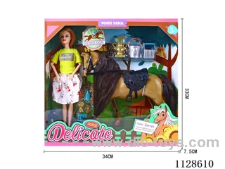 11.5″ Horse Riding Theme Barbie Set