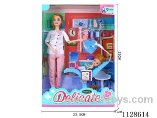 11.5″ Barbie Doctor Set