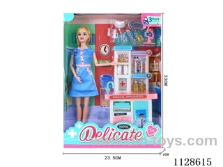 11.5" Barbie Doctor Set