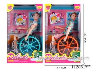 11.5″ Barbie Male Doll Wheelchair Medical Care Series 2 Mixed Sets